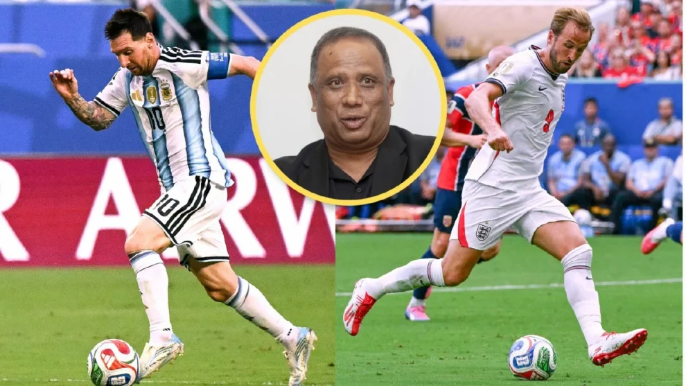 Lionel Messi’s Argentina (left) will take on Harry Kane’s England in the World Cup semi-final Atlanta Stadium