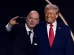 FIFA President Gianni Infantino and U.S. President Donald Trump pose for a selfie during the FIFA World Cup 2026 Draw.
