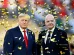 US President Donald Trump and FIFA President Gianni Infantino during the trophy presentation after the match