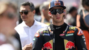 Pedro Acosta swapped two wheels for four last weekend