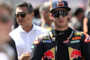 Pedro Acosta swapped two wheels for four last weekend