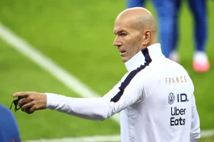 France's head coach Zinedine Zidane.