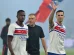 Paris Saint-Germain's Ecuadoran defender Willian Pacho, PSG's Spanish head coach Luis Enrique and PSG's Spanish midfielder Fabian Ruiz stand on the pitch before the start of the French L1 match between PSG and AS Monaco at the Parc des Princes stadium in Paris on September 4, 2026.